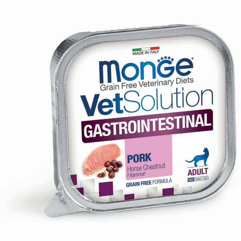 Monge VetSolution Feline Gastrointestinal veterinārie konservi kaķiem gremošanai 100 g